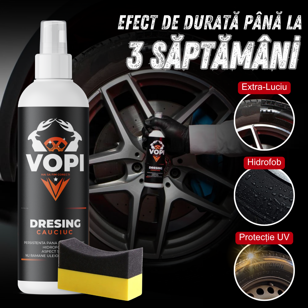 Tyreshine - Luciu Intens Anvelope 250 ML - Efect de Durată Până la 3 Săptămâni